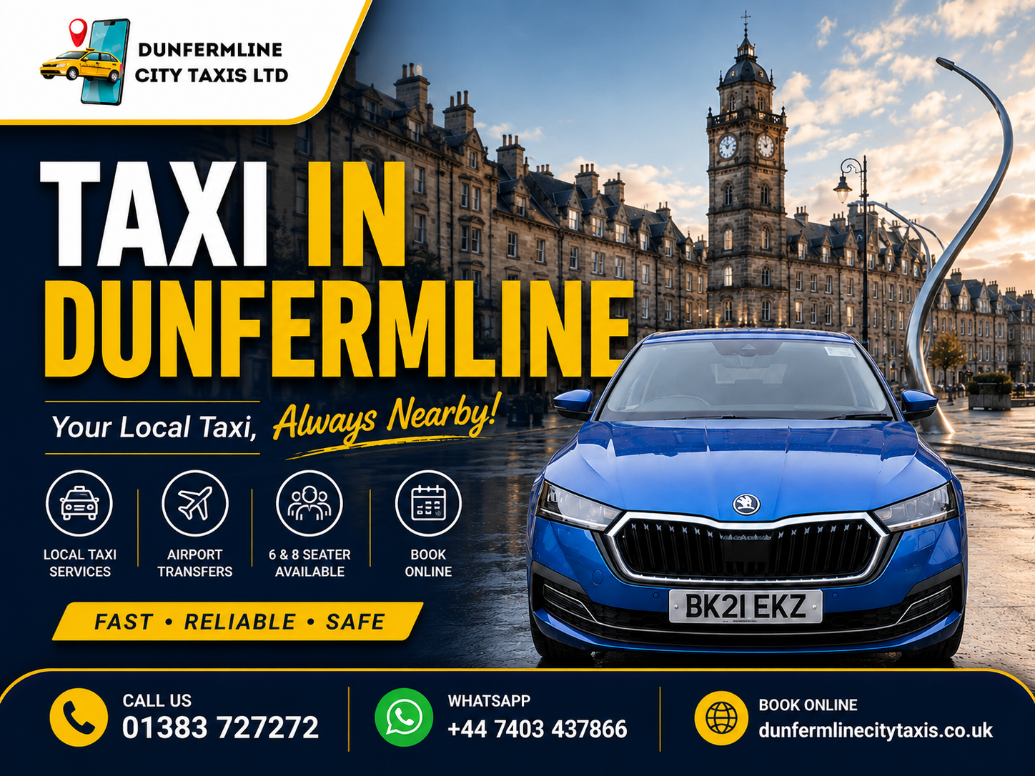 Taxi in Dunfermline