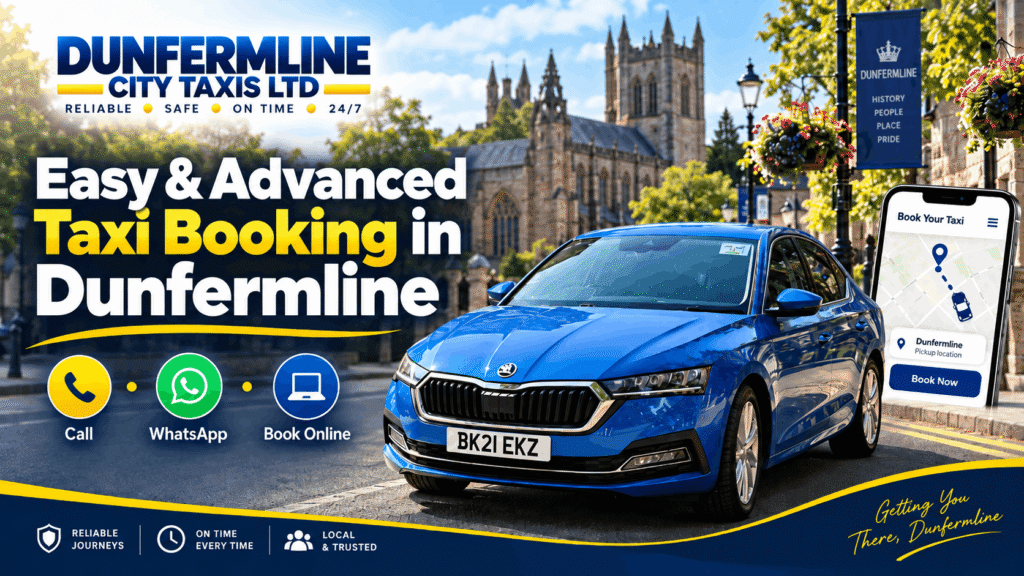 Easy and Advanced Taxi Booking in Dunfermline with WhatsApp